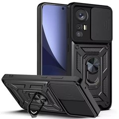 Чехол накладка Armor Case CamShield для Xiaomi 12 Lite Black