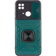 Чохол накладка протиударний Armor Case CamShield для Xiaomi Redmi 10C/Poco C40 Зелений, Темно-зеленый