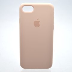 Чехол накладка Silicone Case Full Cover для iPhone 7/iPhone 8/iPhone SE2 2020 Pink Sand