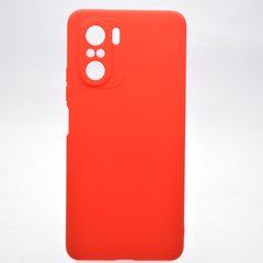 Чехол накладка SMTT для Xiaomi Poco F3/Mi 11i Red/Красный