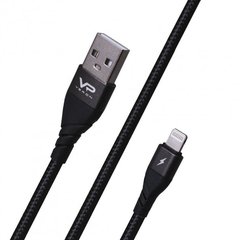 Кабель USB Veron LS06 Silicon Cable Lightning 1M Black