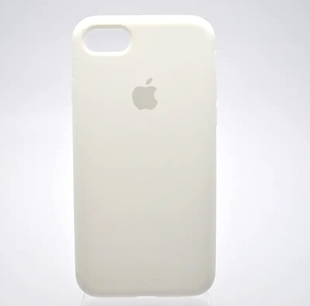 Чохол накладка Silicone Case Full Cover для iPhone 7/8/SE 2020 Білий