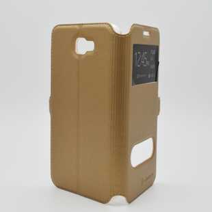 Чохол книжка Nillkin Sparkle Series Samsung J7 Prime Gold (C)