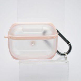 Чохол для AirPods Pro Eggshell with button (Matte/Pink)