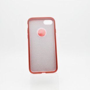 Чехол силиконовый с блестками TWINS для iPhone 7/8 Red