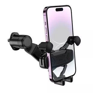 Автодержатель Hoco H66 в решетку Black
