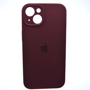 Силиконовый чехол накладка Silicon Case Full Camera для iPhone 13 Plum