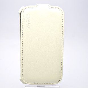 Чехол книжка Brum Exclusive Samsung i9080/i9082 Galaxy Grand Duos Белый