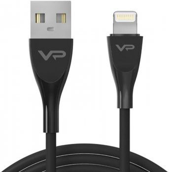 Кабель USB Veron LS06 Silicon Cable Lightning 1M Black