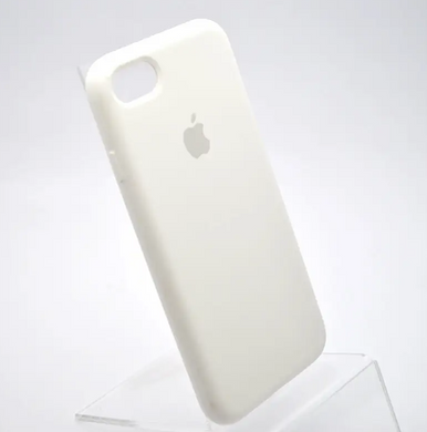 Чохол накладка Silicone Case Full Cover для iPhone 7/8/SE 2020 Білий