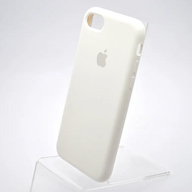 Чехол накладка Silicone Case Full Cover для iPhone 7/8/SE 2020 Белый