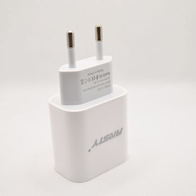 Сетевое зарядное устройство ANSTY C-030 2.4A 1 USB White