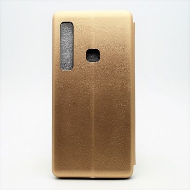 Чехол книжка Premium for Samsung A920 Galaxy A9 (2018) Gold