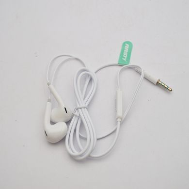 Наушники проводные с микрофоном ANSTY E-036 3.5mm White