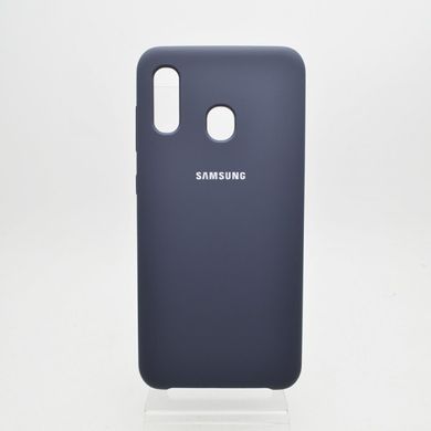 Чехол накладка Silicon Cover for Samsung A305/A205 Galaxy A30/A20 (2019) Blue (C)
