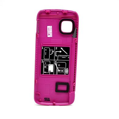 Задня кришка для телефону Nokia 5230 Pink Original TW