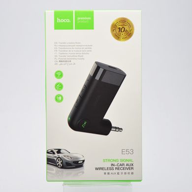 FM модулятор Hoco E53 Dawn Sound in Car AUX Wireless Receiver Black