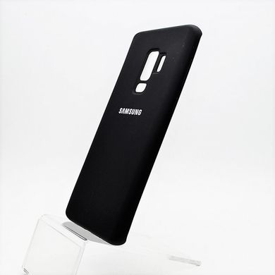 Матовый чехол New Silicon Cover для Samsung G965 Galaxy S9 Plus Black Copy