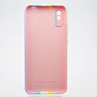 Чохол з райдужним дизайном Silicon Case Rainbow для Xiaomi Redmi 9a №1