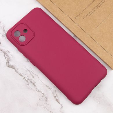 Чохол накладка Silicon Case Full Camera Lakshmi для Samsung A05 Galaxy A055 Marsala/Бордовий