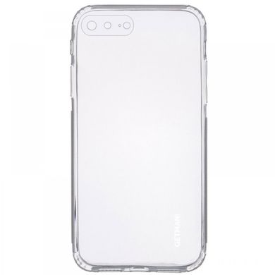 Силиконовый прозрачный чехол накладка TPU Getman для iPhone 7 Plus/iPhone 8 Plus Transparent/Прозрачный