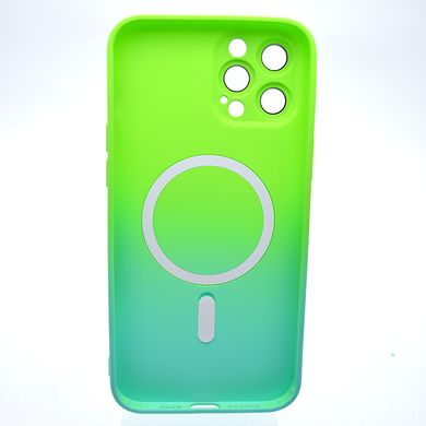 Чохол накладка з MagSafe Bright Case для Apple iPhone 12 Pro Max Green-Turquoise