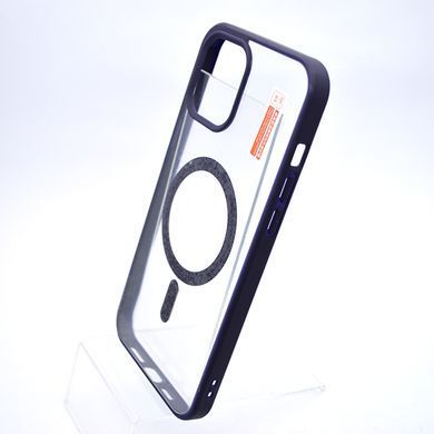 Чехол накладка с MagSafe Clear Case Magnetic для Apple iPhone 12 Pro Max Dark Purple