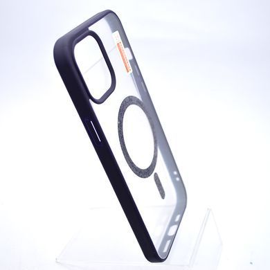 Чехол накладка с MagSafe Clear Case Magnetic для Apple iPhone 12 Pro Max Dark Purple