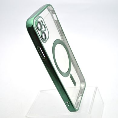Чехол накладка с MagSafe Stylish Case для Apple iPhone 11 Dark Green