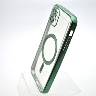 Чехол накладка с MagSafe Stylish Case для Apple iPhone 11 Dark Green