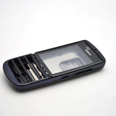 Корпус Nokia Asha 300 Black-Silver HC