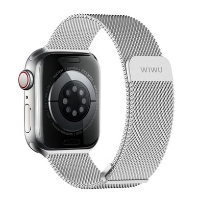 Ремінець Wiwu Wi-WB005 для Apple Watch 42mm/44mm/45mm/49mm Silver (Срібний)