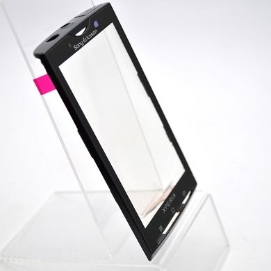 Тачскрін (Сенсор) Sony Ericsson X10 with frame Black Original