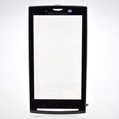 Тачскрін (Сенсор) Sony Ericsson X10 with frame Black Original