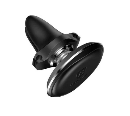 Автодержатель Baseus Magnetic Car Mount Phone Holder with Cable Clip Air Vent Black C40141201113-00