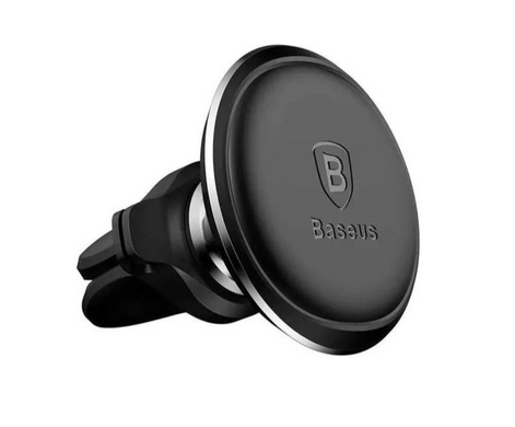Автодержатель Baseus Magnetic Car Mount Phone Holder with Cable Clip Air Vent Black C40141201113-00