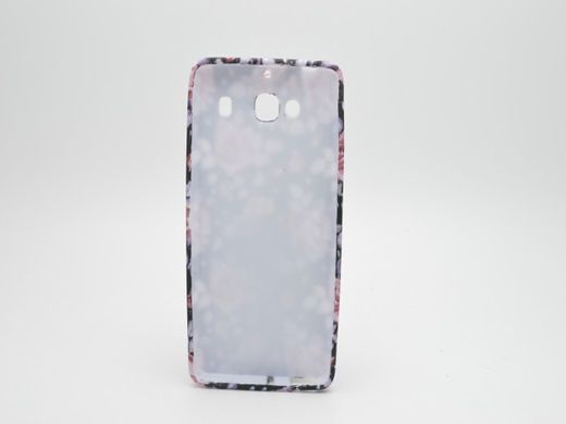 Чохол з квітами Fashion Flowers Case Xiaomi Redmi 2 Black-Pink