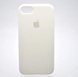 Чехол накладка Silicone Case Full Cover для iPhone 7/8/SE 2020 Белый