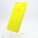 Чохол накладка Silicon Case для iPhone 7 Plus/8 Plus Yellow (41) Copy