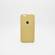 Чехол накладка Silicon Case for iPhone 6G/6S Gold Copy
