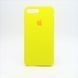 Чохол накладка Silicon Case для iPhone 7 Plus/8 Plus Yellow (41) Copy