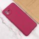 Чохол накладка Silicon Case Full Camera Lakshmi для Samsung A05 Galaxy A055 Marsala/Бордовий