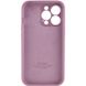 Чехол накладка Silicon Case Full Cover Camera Pro для iPhone 13 Pro Max Lilac pride