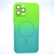 Чохол накладка з MagSafe Bright Case для Apple iPhone 12 Pro Max Green-Turquoise