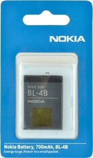 АКБ Nokia BL-4B Оригінал Euro 2.2 Econom