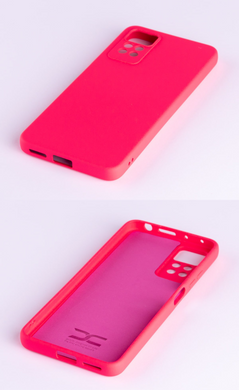 Чехол накладка Silicon Case Full Camera для Xiaomi Redmi Note 11 Pro/Note 12 Pro 4G Barbie/Ярко-розовый