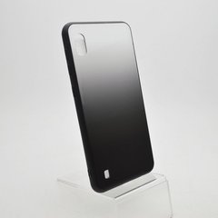 Стеклянный чехол Gradient Glass Case для Samsung A105/M105 Galaxy A10/M10 Black-White