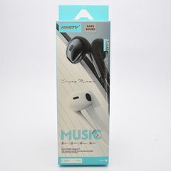 Навушники провідні з мікрофоном ANSTY E-036 3.5mm Black