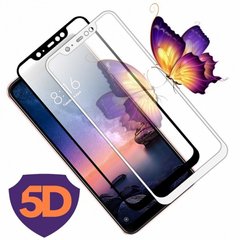 Защитное стекло 5D for Xiaomi Redmi Note 6 Pro White тех. пакет