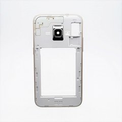 Внутренняя крышка со стеклом камеры и кнопками для Samsung J120 Gold Оригинал Б/У
